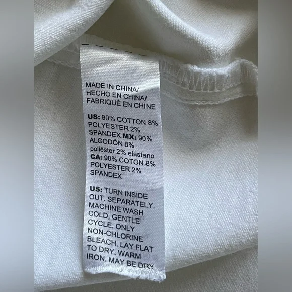 WHBM White Denim Belted Vest Stretch Tortoiseshell Buttons Size 0 - Picture 11 of 11